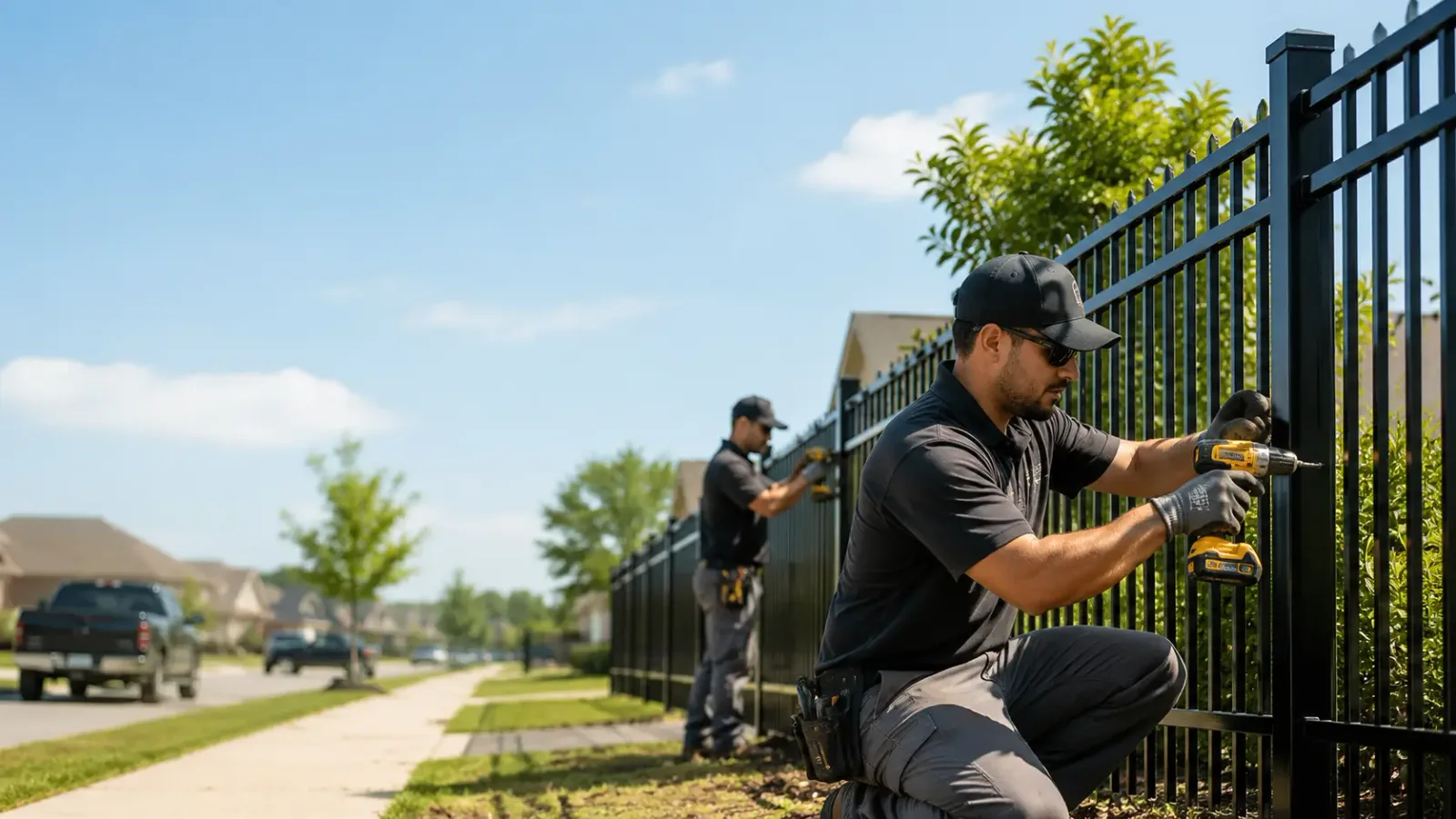 Metal Fence Installation in Garden City, NY
